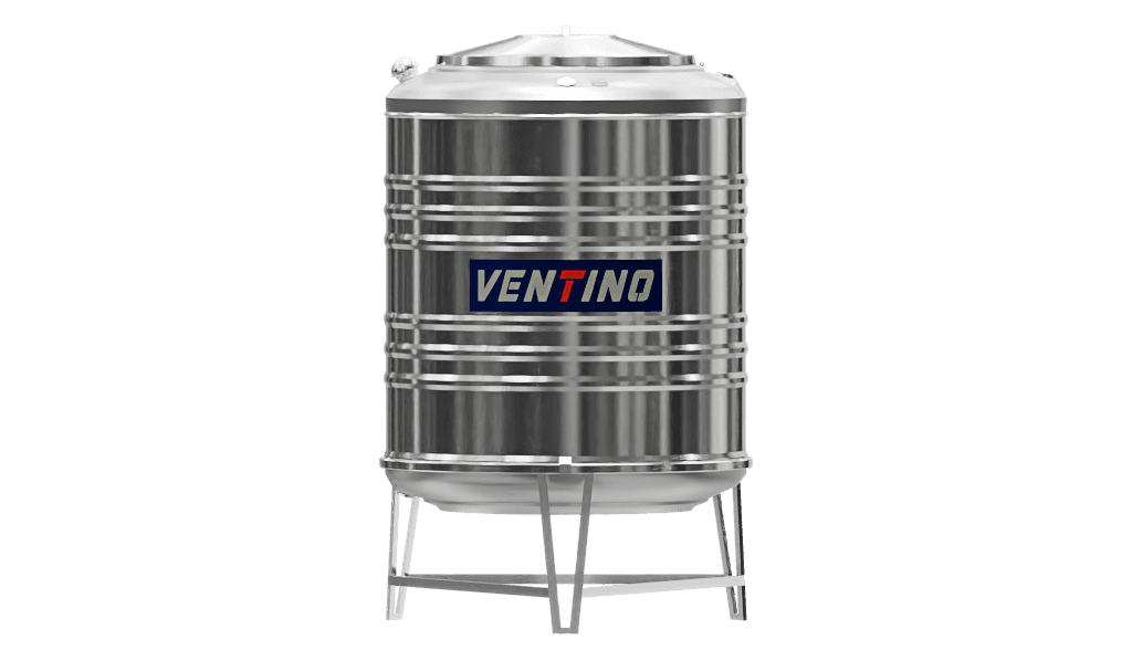 Ventino Stainless Steel Water Tank — 150 LTR Vertical Stainless Steel Water Tank